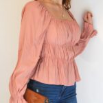 Blouse Rose Longues Manches