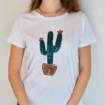 T-Shirt Cactus à Paillettes